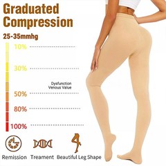 Men Women 30-40mmHg Compression Pantyhose Medical Stockings Varicose Veins Hose