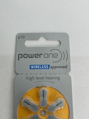 Power one Hearing Aid Batteries wireless Approved Size p10 1.45 V