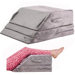 Wedge Pillow for Sleeping, Bed Wedge Pillow for After Surgery 3-Height Memory…