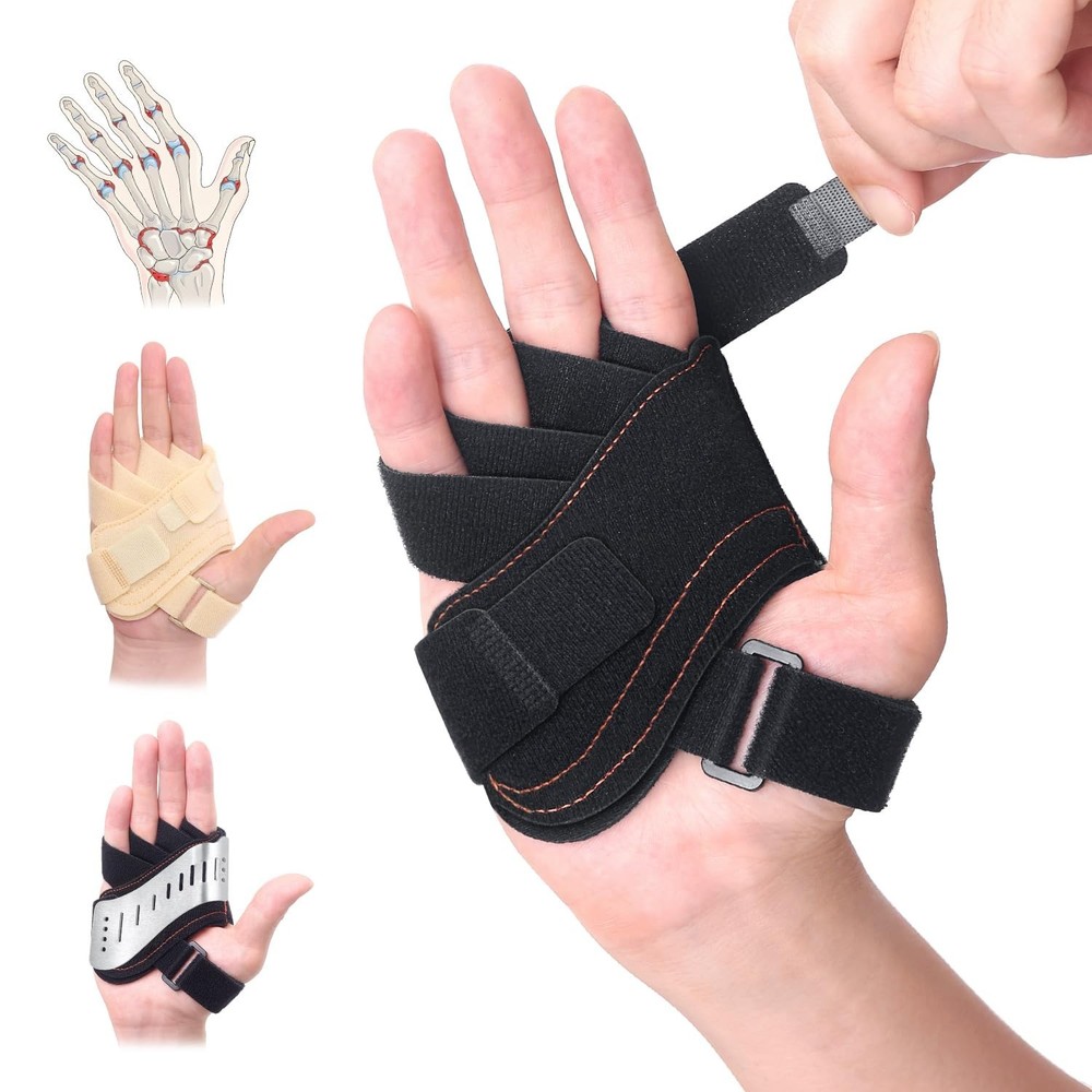 DrFinger Finger Ulnar Deviation Splint Brace Joint Deviation Orthopedic Correct