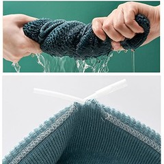3Pcs/Pack Bathroom Soft Thicker Warmer Stretchable Washable Cloth Toilet Gray