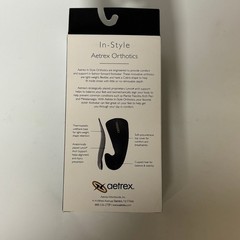 Aetrex L100 In-Style Orthotics Mens Size 12 Cobra Lynco Arch Support Black