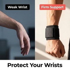 2PCS Adjustable Wrist Support Brace, Compression Wrist Wraps, Wrist Guard