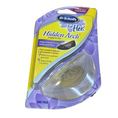 Dr. Scholls For Her Hidden Arch Supports Womens Gel Foot Feet Cushion – One Pair