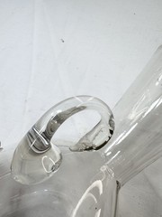 Vtg Glass Male urinal w Handle 16 0z Capacity 10.5″ x 5″ Wide Hospital FrSh Read