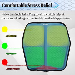 Cushion for Pressure Relief for Home Office Chair and Car Seat Cushion Gel Seat