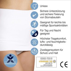 TYTEX Corsinel StomaSafe Plus Ostomy Support/Hernia Garment 321660 LG/XL 1 Count