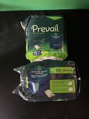 Prevail Total Care Disposable Underpad Fluff 23X36″ (2x) 15 Pads Large Ex Strong