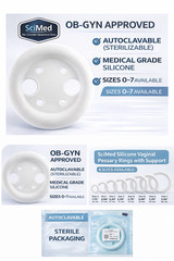 Vaginal Ring Pessary With Support SIZE 0 Silicone Made in USA Same Day Dispatch
