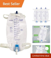 High-Quality 1000ml Leg Bag With Anti-Reflux Valve and Comfortable Cloth Straps