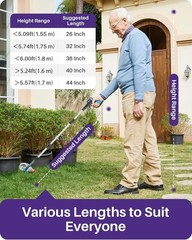 2 Pack 40-Inch Foldable Grabber Tool with Anti-Slip Rotating Jaw for Seniors