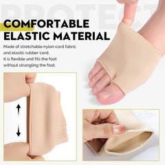 Silicone Gel Forefoot Pads Foot Pain Relief Cushion Shoe Insole Protector