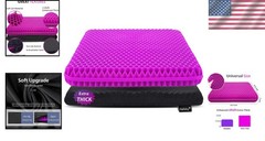 Soft Gel Seat Cushion with Washable Cover – Ultimate Comfort for Long Sitting