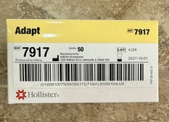 Hollister Adapt 7917 No Sting Skin Protective Wipes 7 bxs 50ct ea Exp 2027-10-01