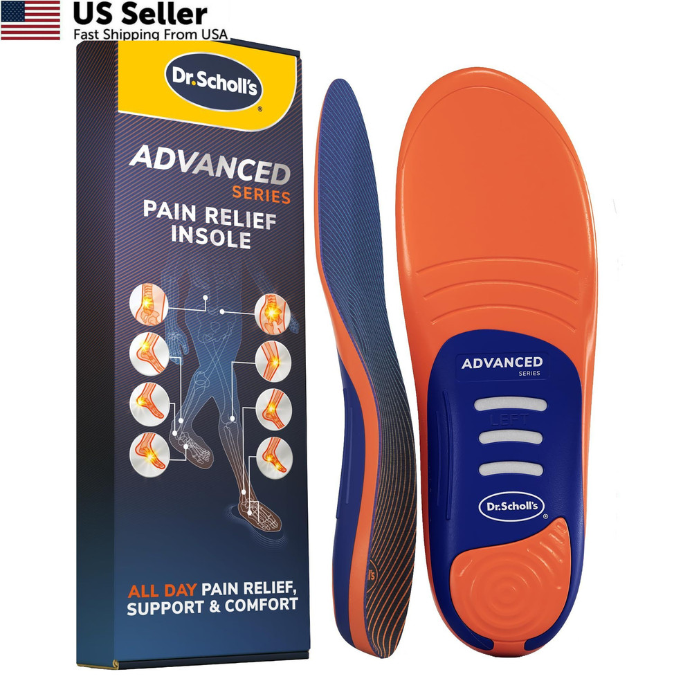 Dr. Scholl’s Advanced Pain Relief F) MEN 9.5-10 | WOMEN 10.5-11, Multicolor