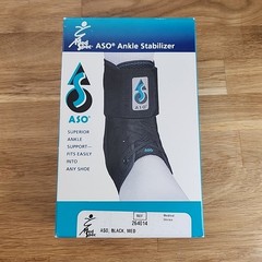 Med Spec ASO Ankle Stabilizer Left or Right Medium Model 264014 Black NEW IN BOX