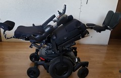 Permobil Power Wheelchair Tilt-In-Space Reclining Joystick 35hr Battery Black