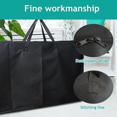 2 Pack Heavy Duty Folding Chair Storage Bag, 600D Chair Storage Case for Beac…