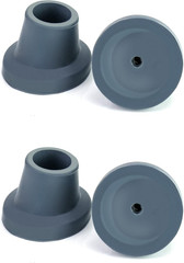 Replacement Feet for Shower Chair Bath Seat, 4 Pack 1″ I.D Slope Rubber Tips Sho