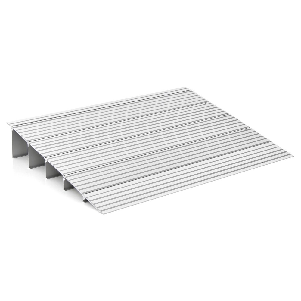 5″ Rise Wheelchair Threshold Ramp w/ Adjustable Ramp 700LBS Weight Capacity