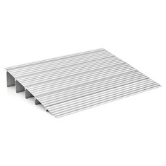 5″ Rise Wheelchair Threshold Ramp w/ Adjustable Ramp 700LBS Weight Capacity