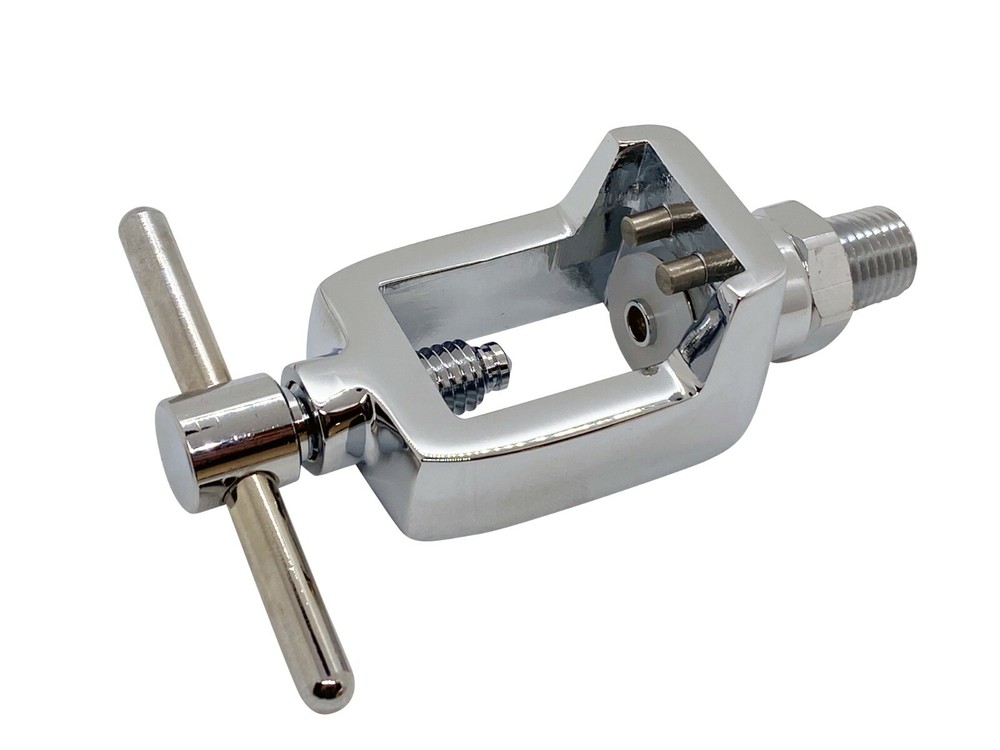 Medical Oxygen Cylinder CGA 870 Polished Chrome Pin Index Yoke 1/4″ Male NPT
