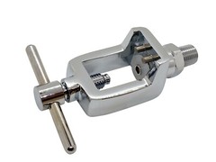 Medical Oxygen Cylinder CGA 870 Polished Chrome Pin Index Yoke 1/4″ Male NPT