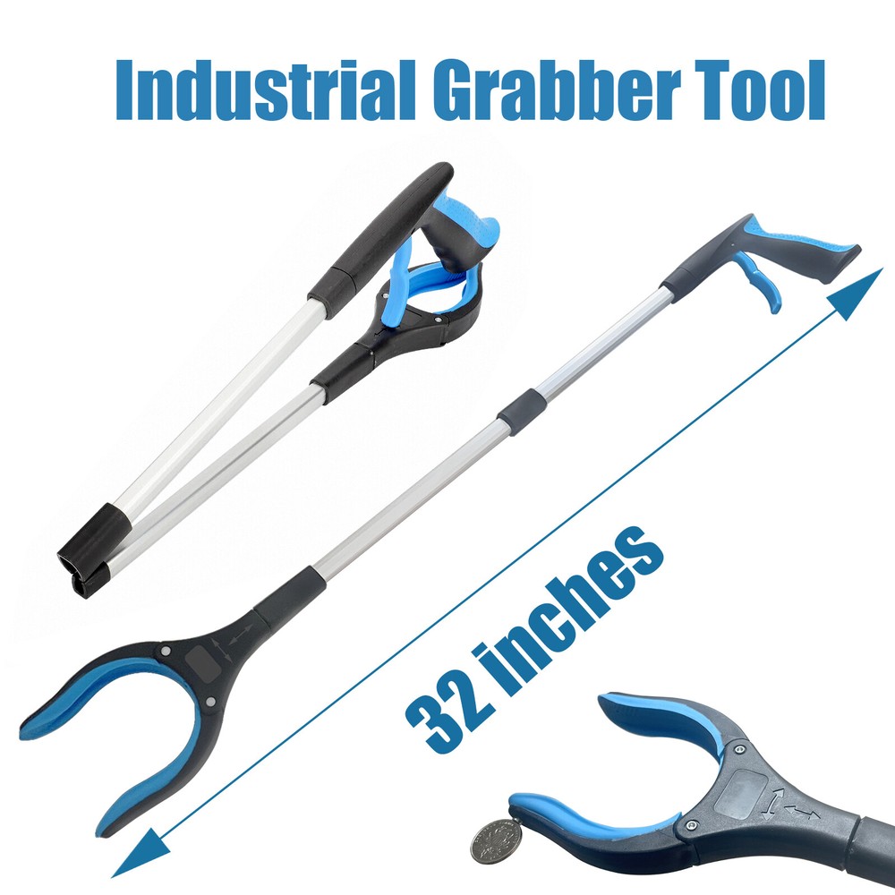 Grab Tool 32 Inch Foldable Grabber Outdoor and Indoor Trash Picker Grabber