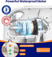 Maidesite Electric Chair Lift, Get up from Floor, Floor Lift for Elderly, Can Be