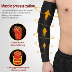 Honeycomb Elbow Pads Crashproof Sport Basketball Shooting Support Arm Sleeve LK