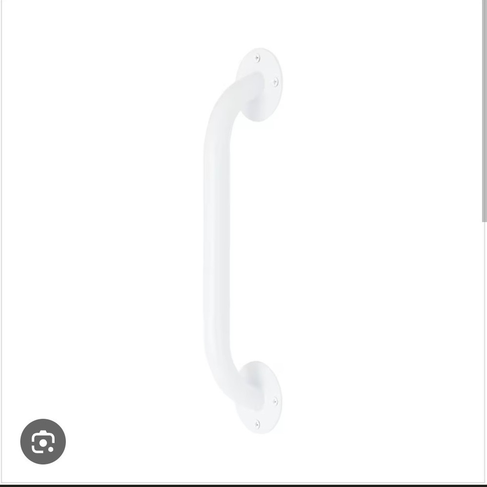 Medline Guardian 16″ Grab Bar White Bathroom Safety Rail 300lb Support Wall Moun
