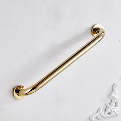 Brass Shower Grab Bar，Gold Support Bar Bathroom Hand Safety Handrail for Elderly