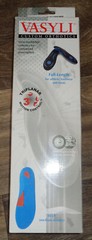 Vasyli Full Length Custom Orthotics Blue Medium Density Kids Sm 12 – 13