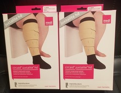 Medi CircAid Juxtalite HD Lower Leg Wrap Short 28cm #CJL3S003 Large Beige NEW