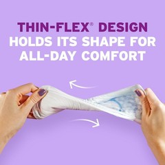 Regular Length Ultra Thin Incontinence Pads – 28 Count for Light Bladder Leaks