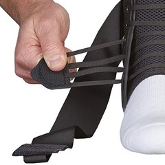 ASO Speed Lacer Black Ankle Brace Large Lace Up for the Foot 223615