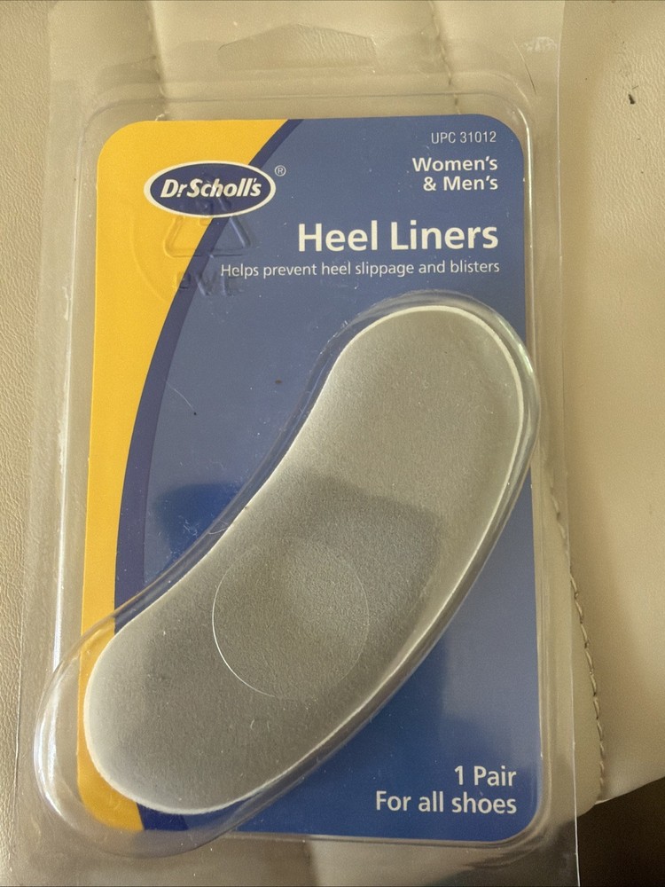 Dr Scholls # 31012 Womens & Mens Heel Liners 1 Pair Factory Sealed NOS 48966-51