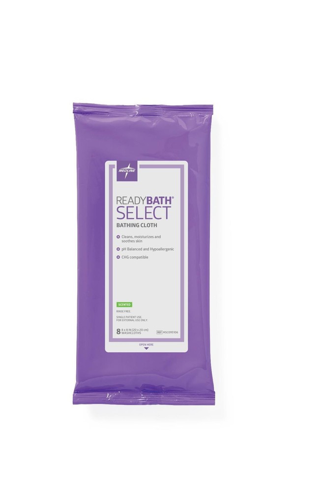 Medline ReadyBath SELECT Medium-Weight Washcloths