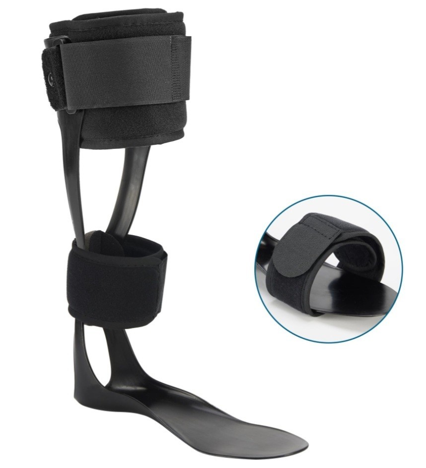 LARGE-Type – Drop Foot Stabilizer, Moldable, Trimmable, Lightweight Polyethylene