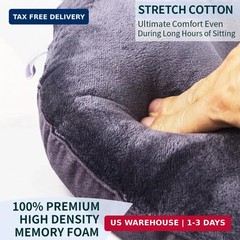 Butt Pillow Tailbone Pain Relief Cushion, Specialty Pillows for Leg, Back, Hip,
