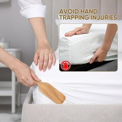 10.1″ Bed Sheet Tucker Tool: Ergonomic Mattress Lifter, Mattress Lifter Wedge…