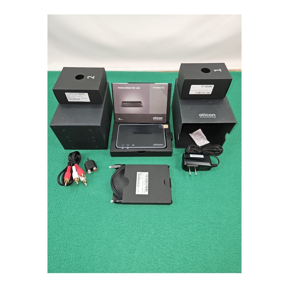 OTICON TVA3 DOLBY DIGITAL TV ADAPTER 3.0 2.4 BL FOR HEARING AIDS – UNUSED IN BOX