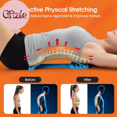Premium Back Stretcher for Lower Back Pain Relief – 4-Level Adjustable Lumbar Su