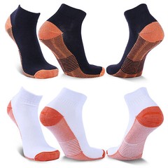 Copper Compression Support Socks 20-30mmHg Graduated Plantar Fasciitis Men Women