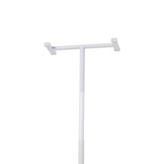 Tension Mounted Bathroom Grab Bar, Anti-Slip Curve Handle, 300 Lbs Capacity