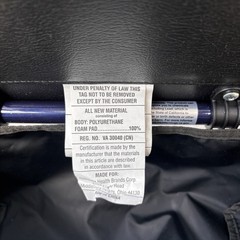 Probasics 4-Wheel Rollator Walker with Padded Seat, Backrest & Storage Bag Blue