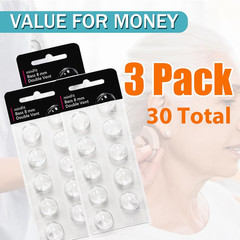 (Double Vent 8Mm) Hearing Aid Domes for Oticon Minifit, Oticon Ear Caps Replacem