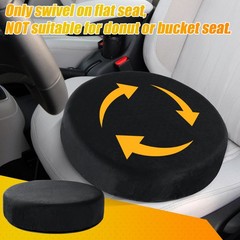 360 Degree Memory Foam Rotating Seat Cushion,Swivel Seat Cushion for Car, 3IN…