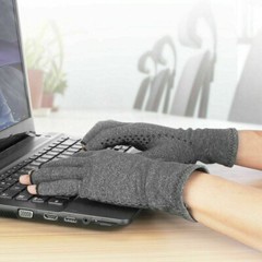 1 PAIR Copper Arthritis Compression Gloves Hand Support Joint Pain Relief USA