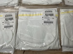 LOT OF 6 Prosthetic Sock COOLBLUE 1Ply Size 5, 6 length 16-20 yellow stitch